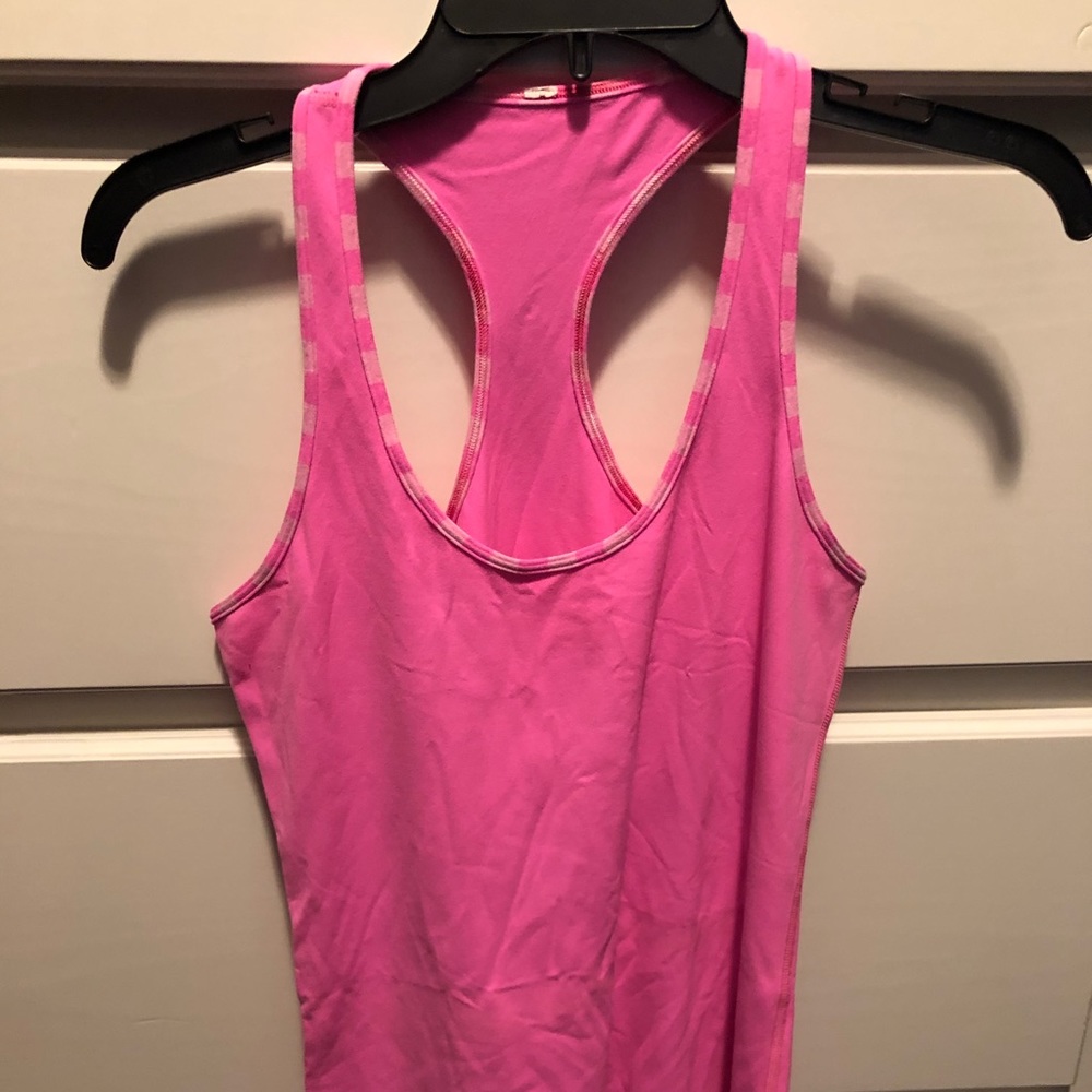 Lululemon sz 10 pink cool racerback tank
